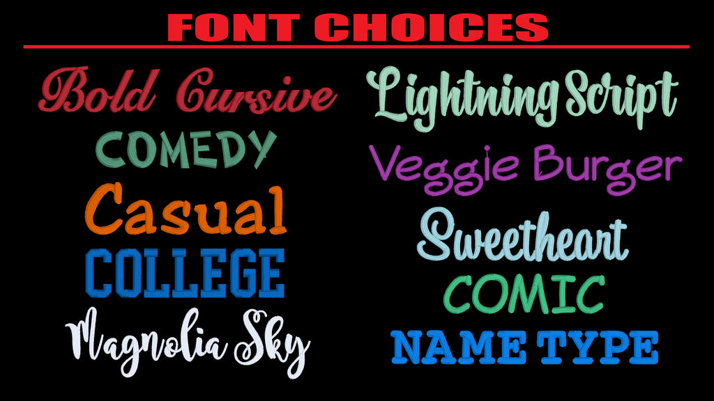 CUSTOM TEXT Embroidered Cuffed Beanie Hat