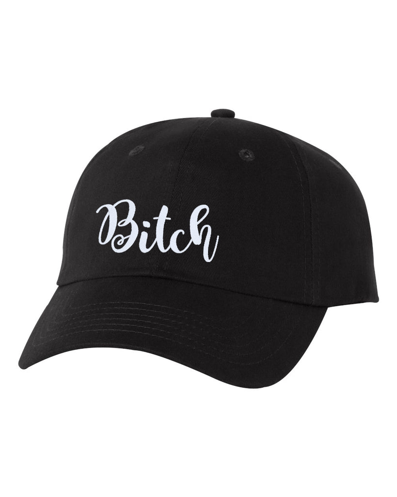 bitch unstructured baseball style cap
