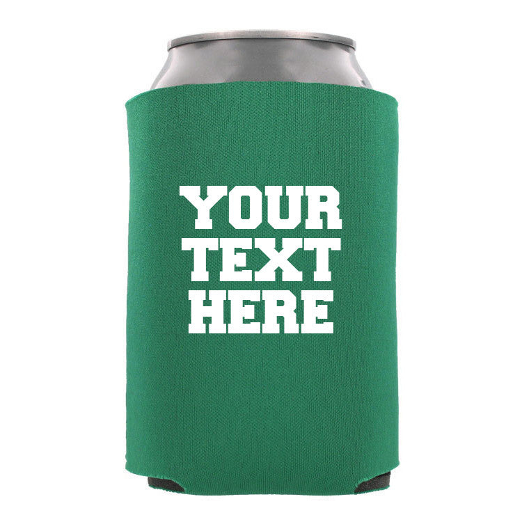 premium foam can cooler-sd-blank-tcc-115b green