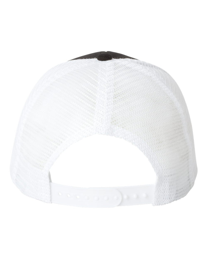 Lakeland Fencing Black & White Mesh-Back Trucker Cap - VC400 with White Embroidery