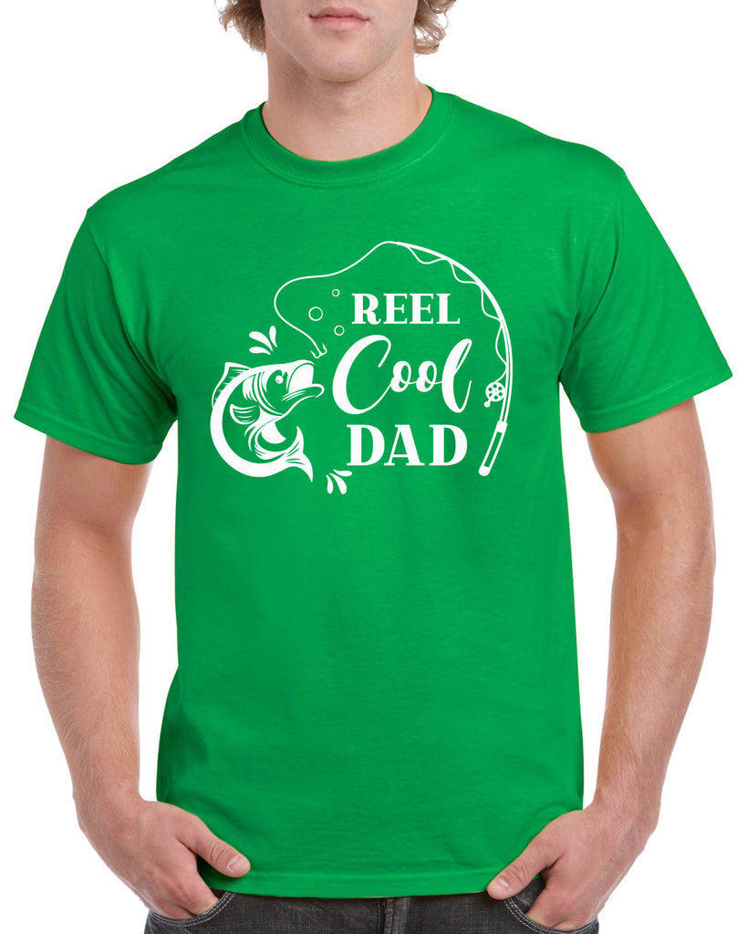 reel cool dad graphic design shirt