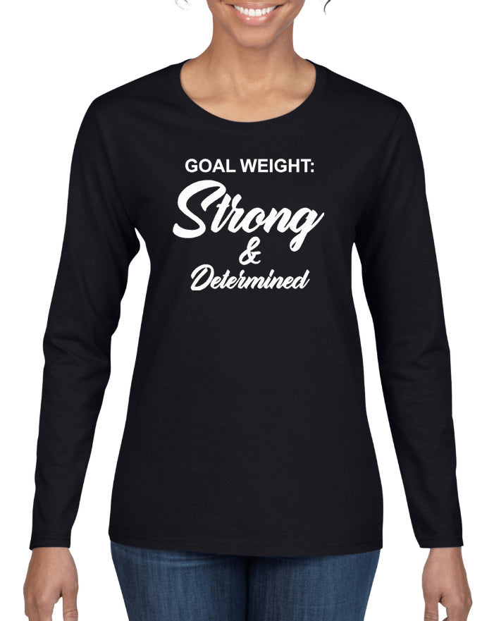 goal weight v1 graphic transfer design shirt