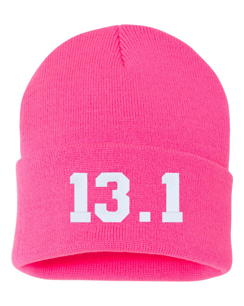 13.1 embroidered cuffed beanie hat