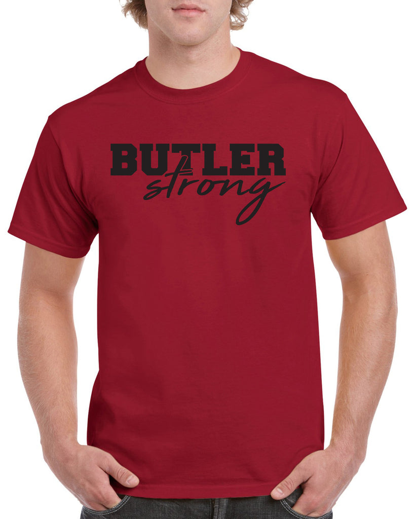 butler strong graphic design shirt