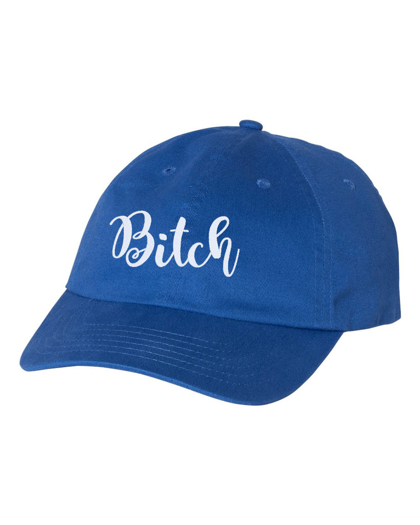 bitch unstructured baseball style cap