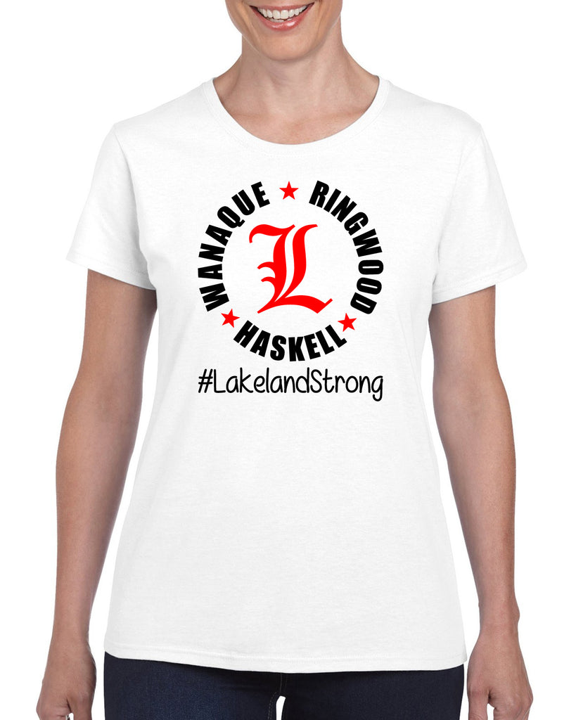 lakeland strong school community support graphic design shirt