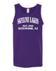 Skyline Lakes Heavy Cotton™ Tank Top - 5200 w/ Established Design on Front.