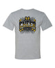 West Milford Cheerleading - Sport Gray Short Sleeve Tee w/ HIGHLANDER CHEER 948 Design on Front.