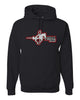 Lakeland Marching Band Black Hooded Sweatshirt w/ LanceNote Design on Front