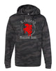 Lakeland Marching Band ITC Midweight Black Camo Hooded Sweatshirt - SS4500 w/ 2 Color LLMB24 Design on Front