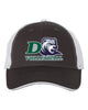Drew Volleyball VC - Sandwich Trucker Cap - S102 w/ 4 Color D-BEAR Design Embroidered on Front.