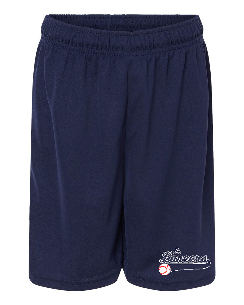 Jr. Lancers Baseball AS Octane Shorts - 1425 w/ JRL Logo on Front Leg.