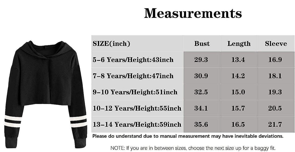 World Gymnastics Light Pink Bela Kids Crop Tops Girls Striped Long Sleeve Fashion Hoodie w/ 2 Color Stack Design