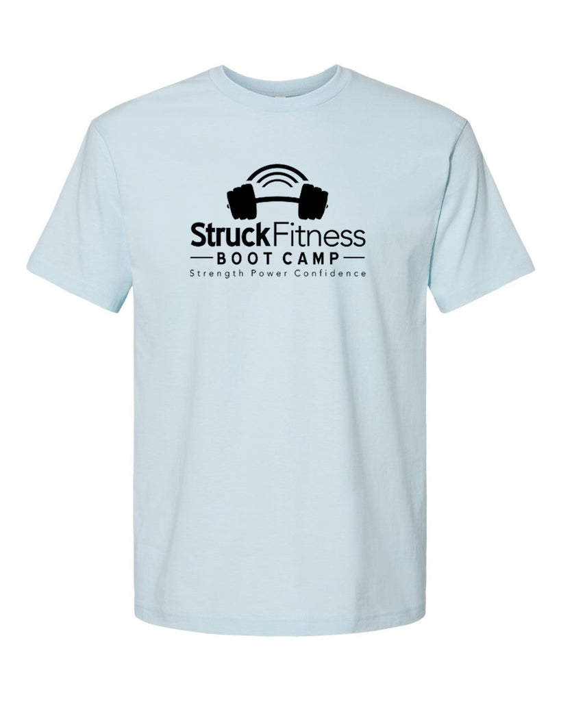 struck fitness next level - next level - ideal crew tee - 1800 - w/ black out logo