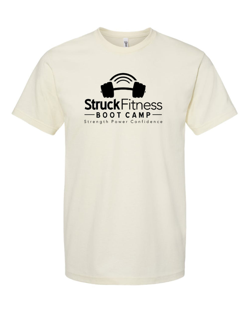 struck fitness next level - next level - ideal crew tee - 1800 - w/ black out logo