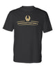 Wanaque Warriors Football Black Badger - B-Core Sport Shoulders T-Shirt - 4120 w/ Warrior Logo on Front.