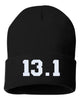 13.1 embroidered cuffed beanie hat