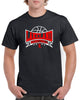 lakeland basketball black heavy blend shirt w/ lakeland basketball v3 logo on front.
