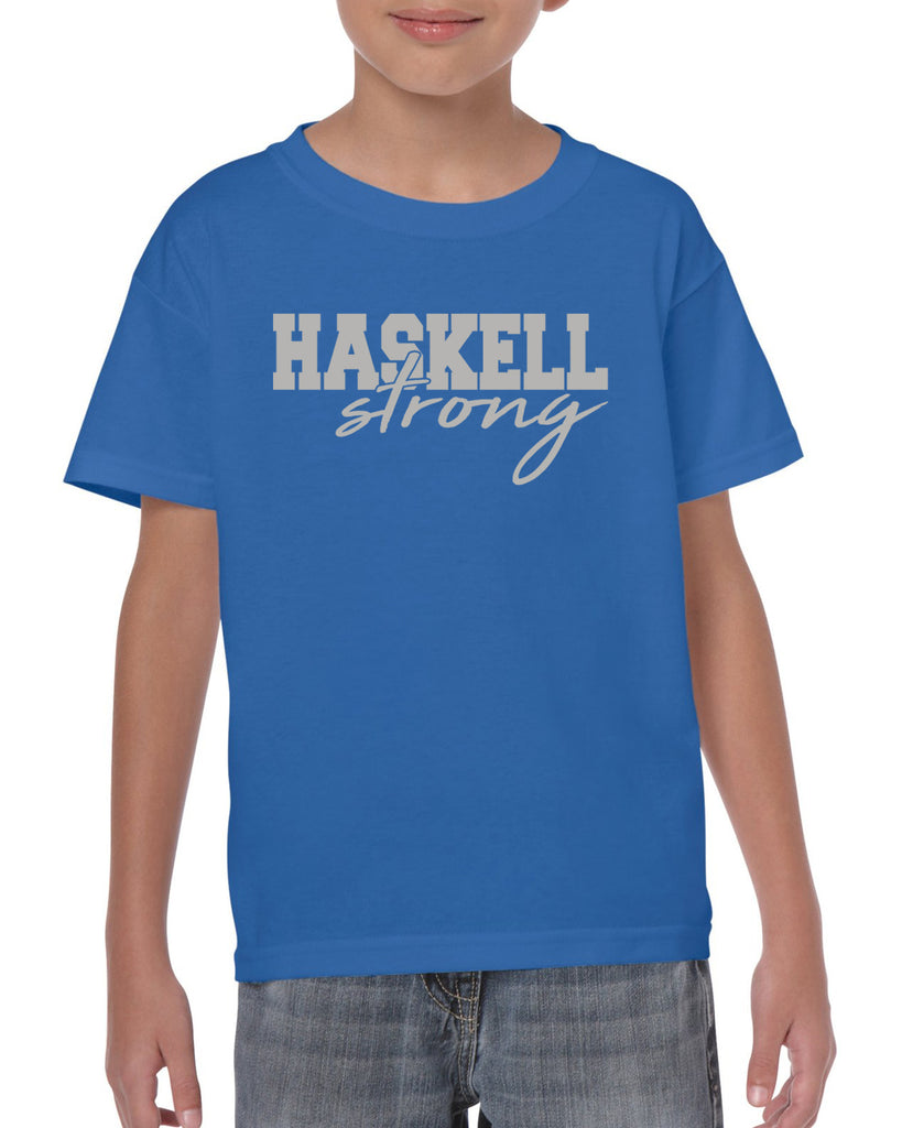 haskell strong graphic design shirt