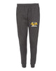 west milford tennis charcoal badger - sport athletic fleece joggers - 1215 w/ wm tennis logo on left hip.
