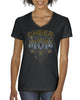 wanaque cheer mom ombre silver/gold spangle bling design shirt