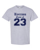 Ryerson Middle School Sport Gray Short Sleeve Tee w/ Class of (YOUR YEAR) V2 Design on Front