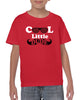 cool little dude v1 graphic transfer design shirt
