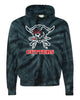 flfa black dyenomite - cyclone hooded sweatshirt - 854cy w/ cutters cheer/football pirate on front