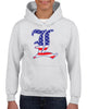 lakeland basketball whiteheavy blend shirt w/ american flag lancer 