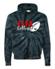 FLFA Black Dyenomite - Cyclone Hooded Sweatshirt - 854CY w/ FLFA Football Heart Design on Front