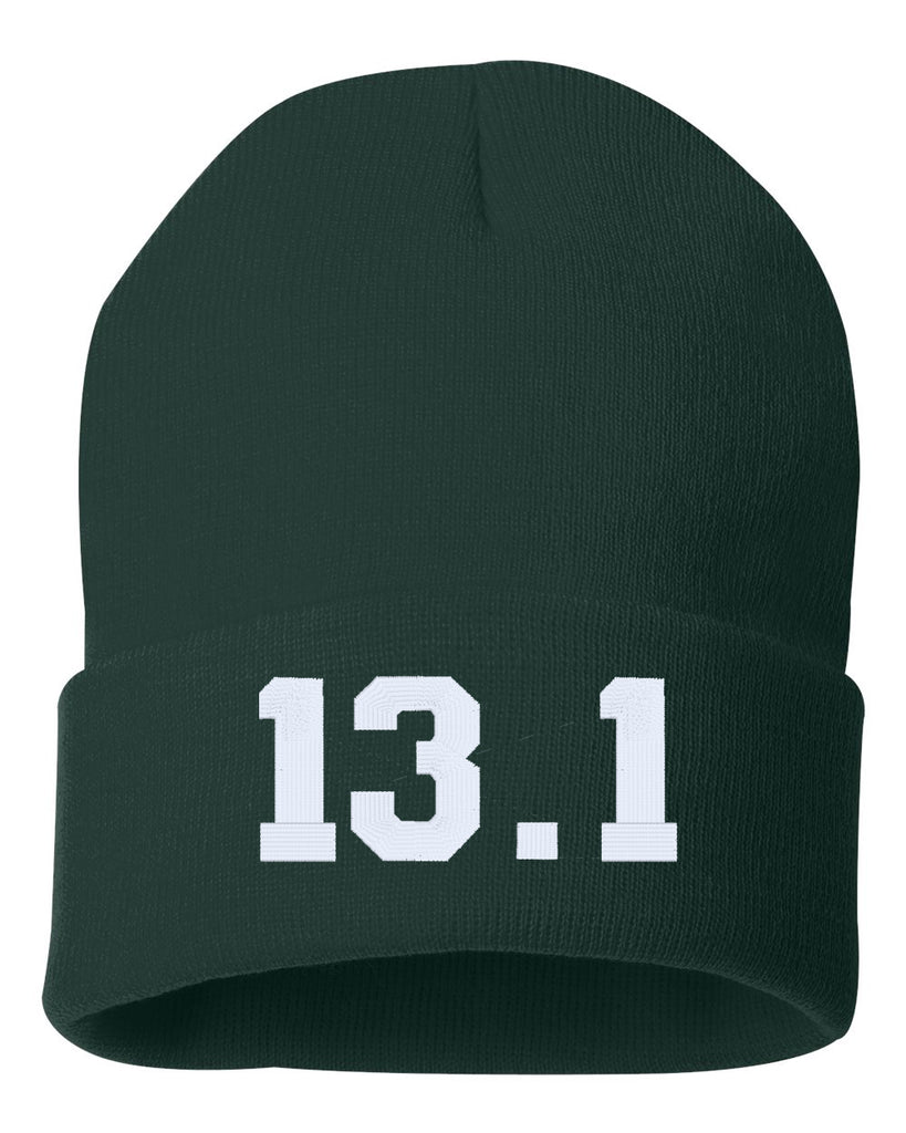 13.1 embroidered cuffed beanie hat