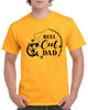 reel cool dad graphic design shirt
