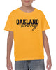 oakland strong graphic design shirt