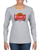 lakeland basketball sport gray heavy blend shirt w/ lakeland basketball v3 logo on front.