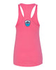 skyline lakes next level - women's ideal racerback tank - 1533 w/ shield logo on back & slpoa logo on front