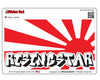 jdm rising star 432 full color printed vinyl decal window sticker