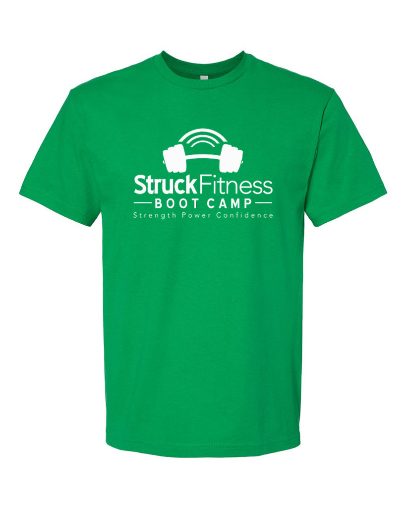 struck fitness next level - next level - ideal crew tee - 1800 - w/ white out logo