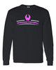 Wanaque Warriors Football Heavy Cotton Long Sleeve Tee w/ Together We Fight Design Front & Back.
