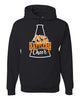 Ringwood Rattlers Black JERZEES - NuBlend® Hooded Sweatshirt - 996MR w/ 2 Color Rattlers Cheer Megaphone Design on Front