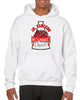 jr lancers competition cheer heavy cotton white shirt w/ megaphone 3 color design on front.