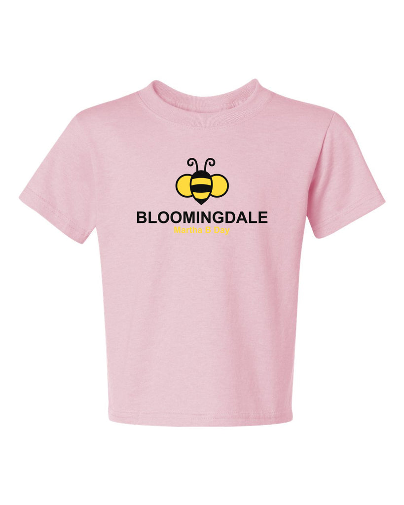Bloomingdale Martha B Day - Short Sleeve Tee w/ 2 Color Bee Logo on Front