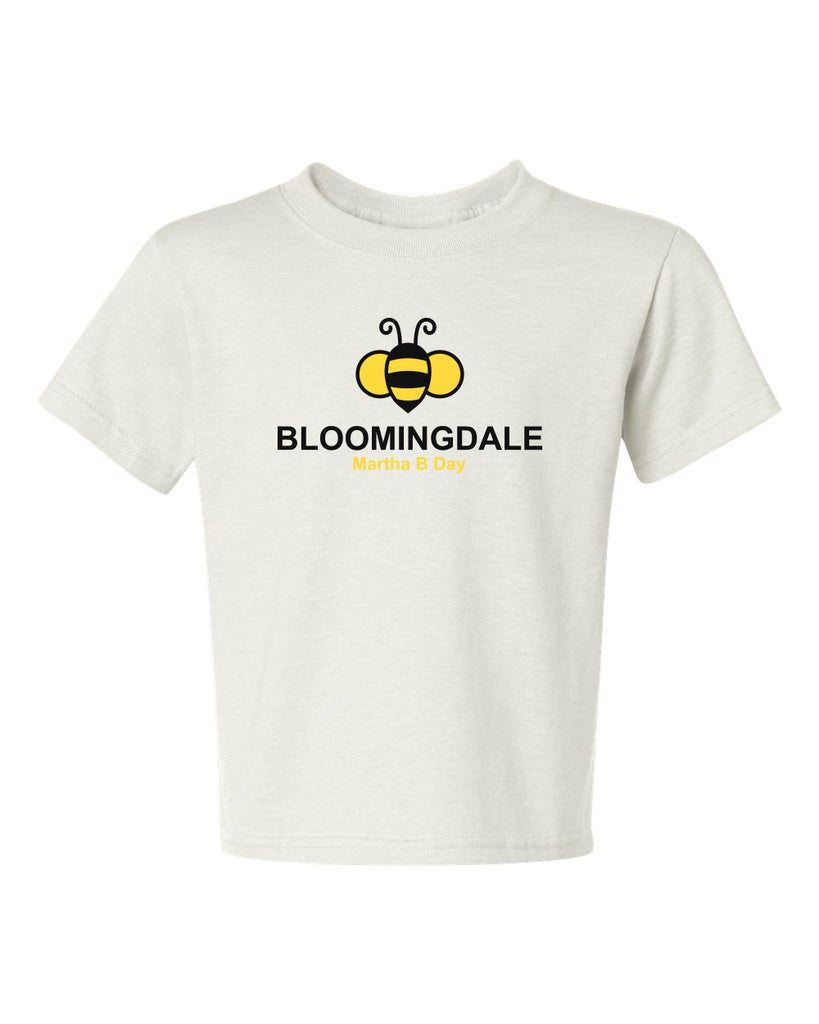 Bloomingdale Martha B Day - Short Sleeve Tee w/ 2 Color Bee Logo on Front