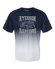Ryerson School Navy Badger - Hex 2.0 Short Sleeve Tee - 1404 w/ Design Logo 1 on Front.
