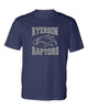 Ryerson School Navy Badger - B-Core Sport Shoulders T-Shirt - 4120 w/ Design Logo 1 on Front.