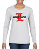lakeland wrestling white heavy blend shirt w/ lakeland wrestling old english 