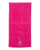 World Gymnastics Velour Beach Towel - QV3060 w/ World Gymnastics Logo Embroidered on Front Edge